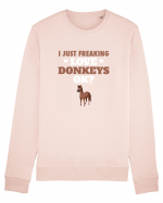 DONKEYS Bluză mânecă lungă Unisex Rise