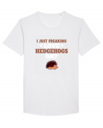 HEDGEHOG Tricou mânecă scurtă guler larg Bărbat Skater