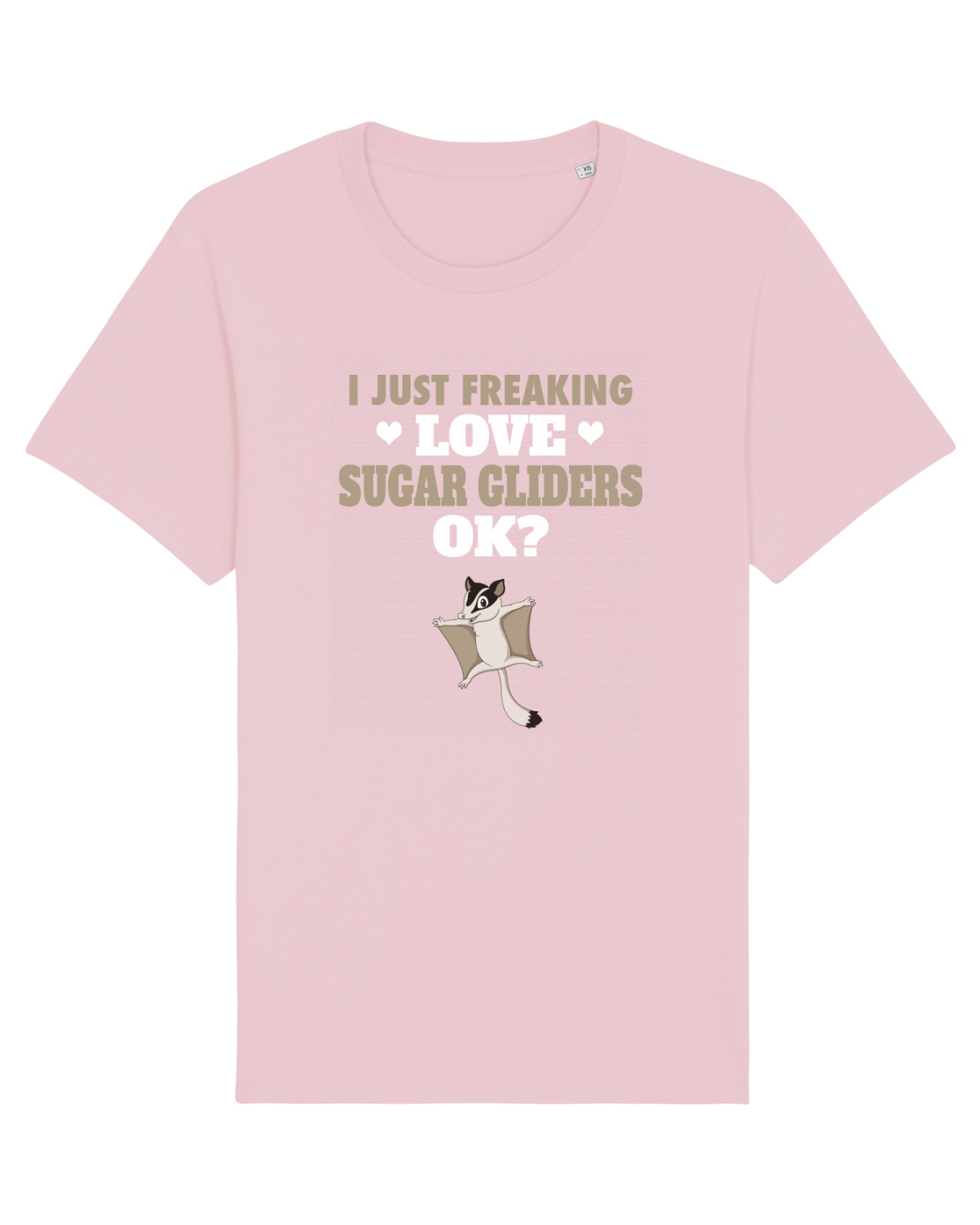 Tricou mânecă scurtă Unisex Rocker Cotton Pink