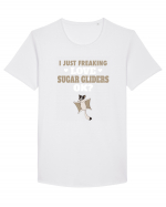 SUGAR GLIDERS Tricou mânecă scurtă guler larg Bărbat Skater