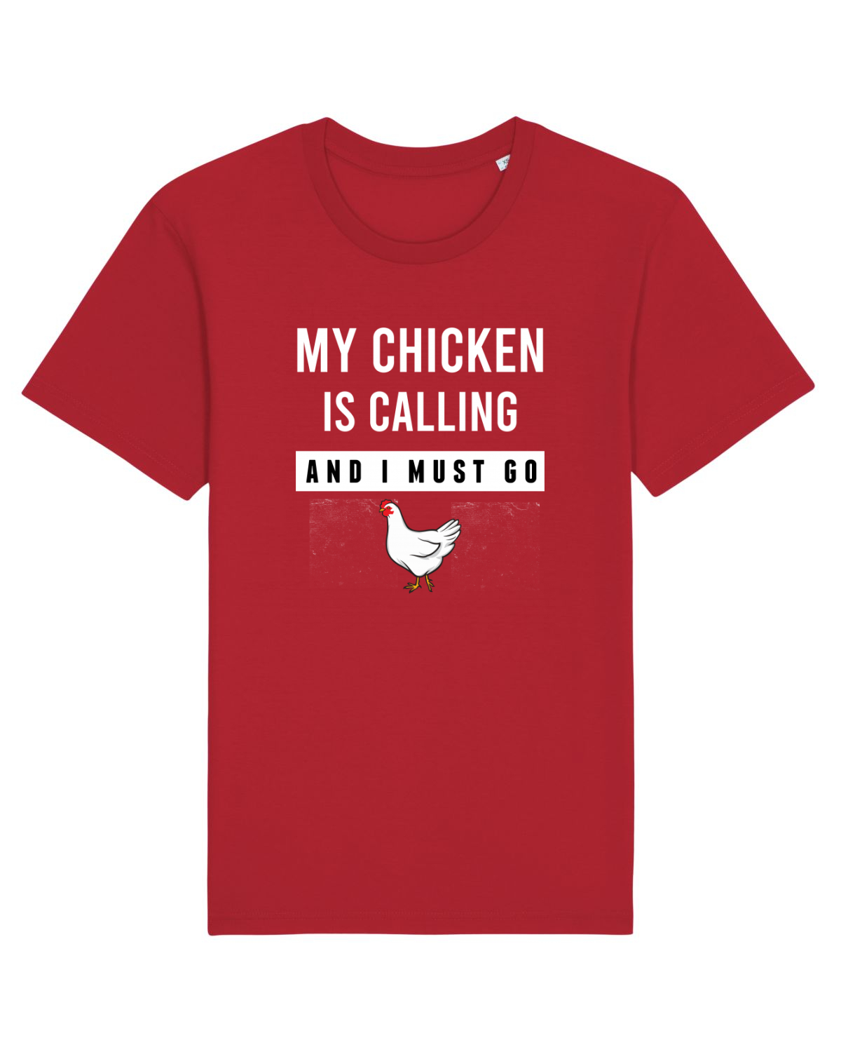 Tricou mânecă scurtă Unisex Rocker Red