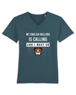 BULLDOG Tricou mânecă scurtă guler V Bărbat Presenter