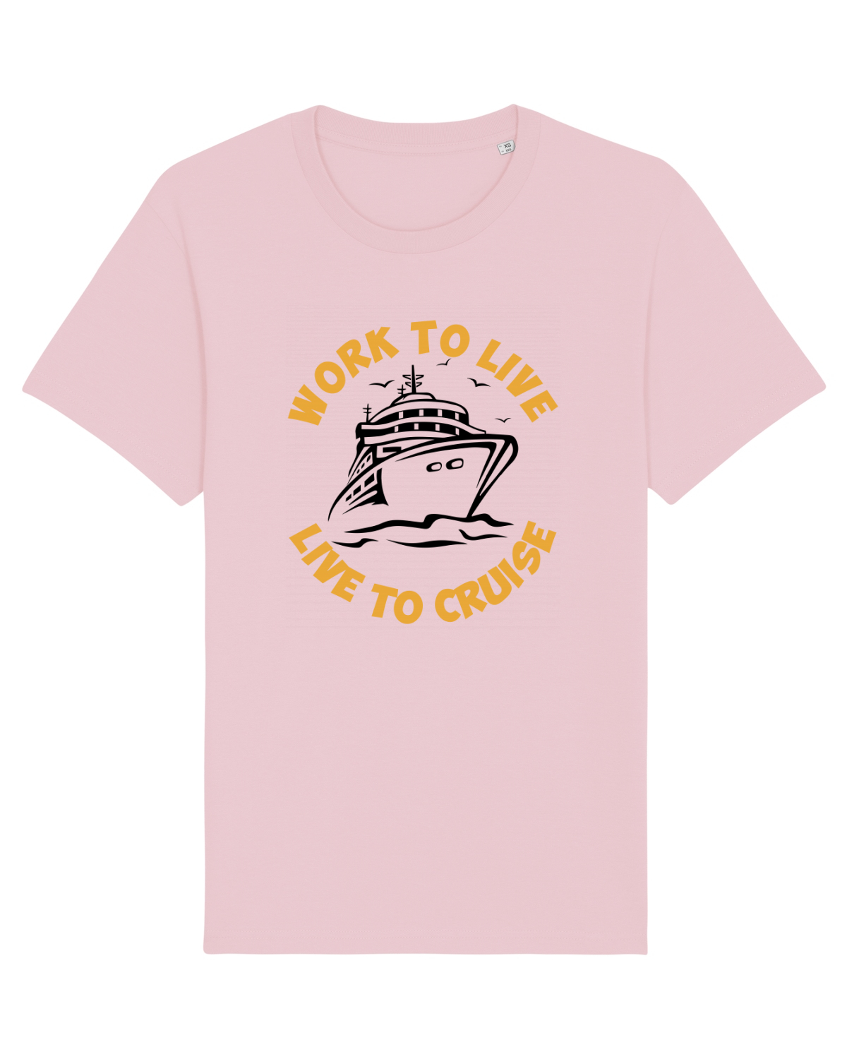 Tricou mânecă scurtă Unisex Rocker Cotton Pink
