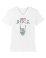 Born to Rock Tricou mânecă scurtă guler V Bărbat Presenter