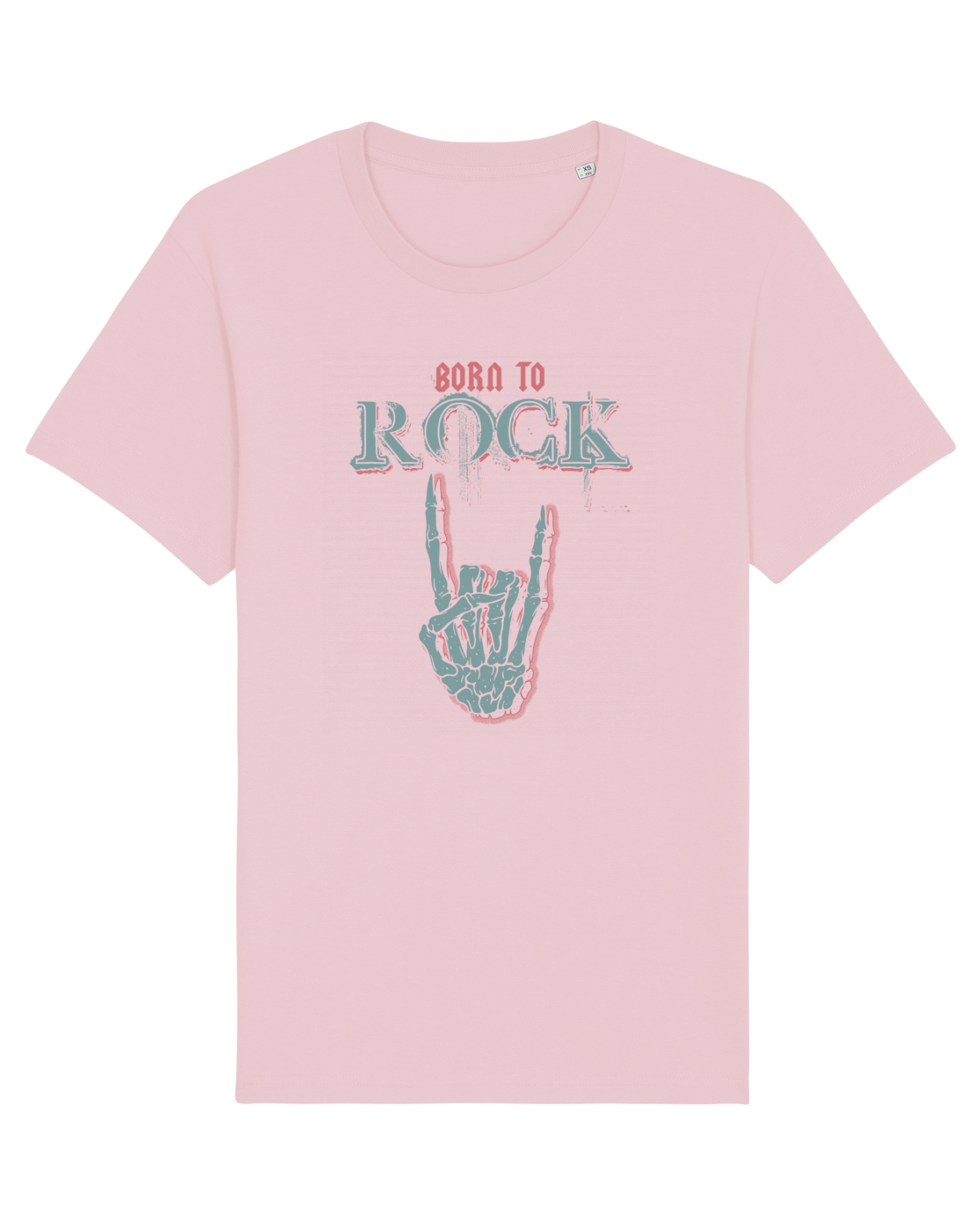 Tricou mânecă scurtă Unisex Rocker Cotton Pink