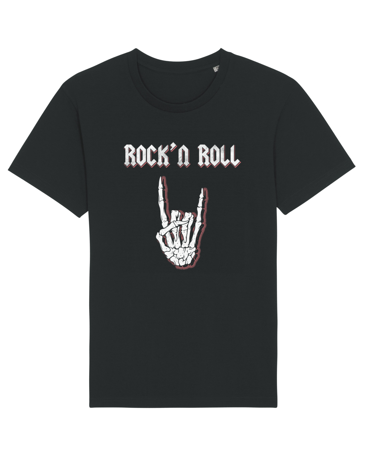 Tricou mânecă scurtă Unisex Rocker Black