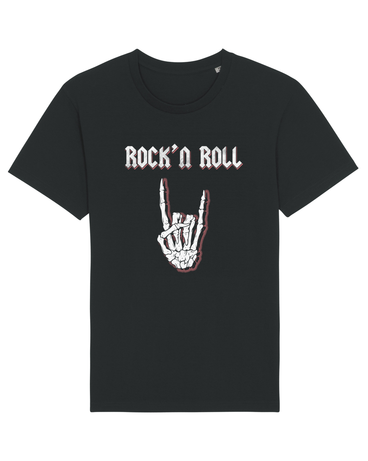 Tricou mânecă scurtă Unisex Rocker Black