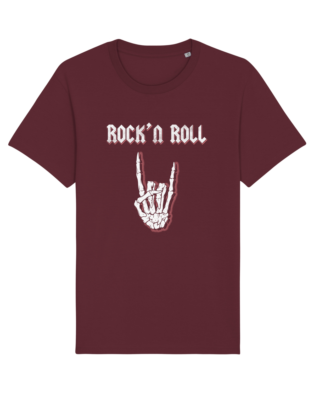 Tricou mânecă scurtă Unisex Rocker Burgundy