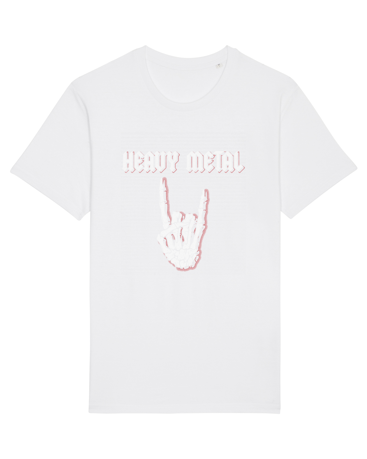 Tricou mânecă scurtă Unisex Rocker White