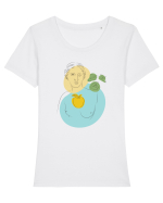 Venus Tricou mânecă scurtă guler larg fitted Damă Expresser
