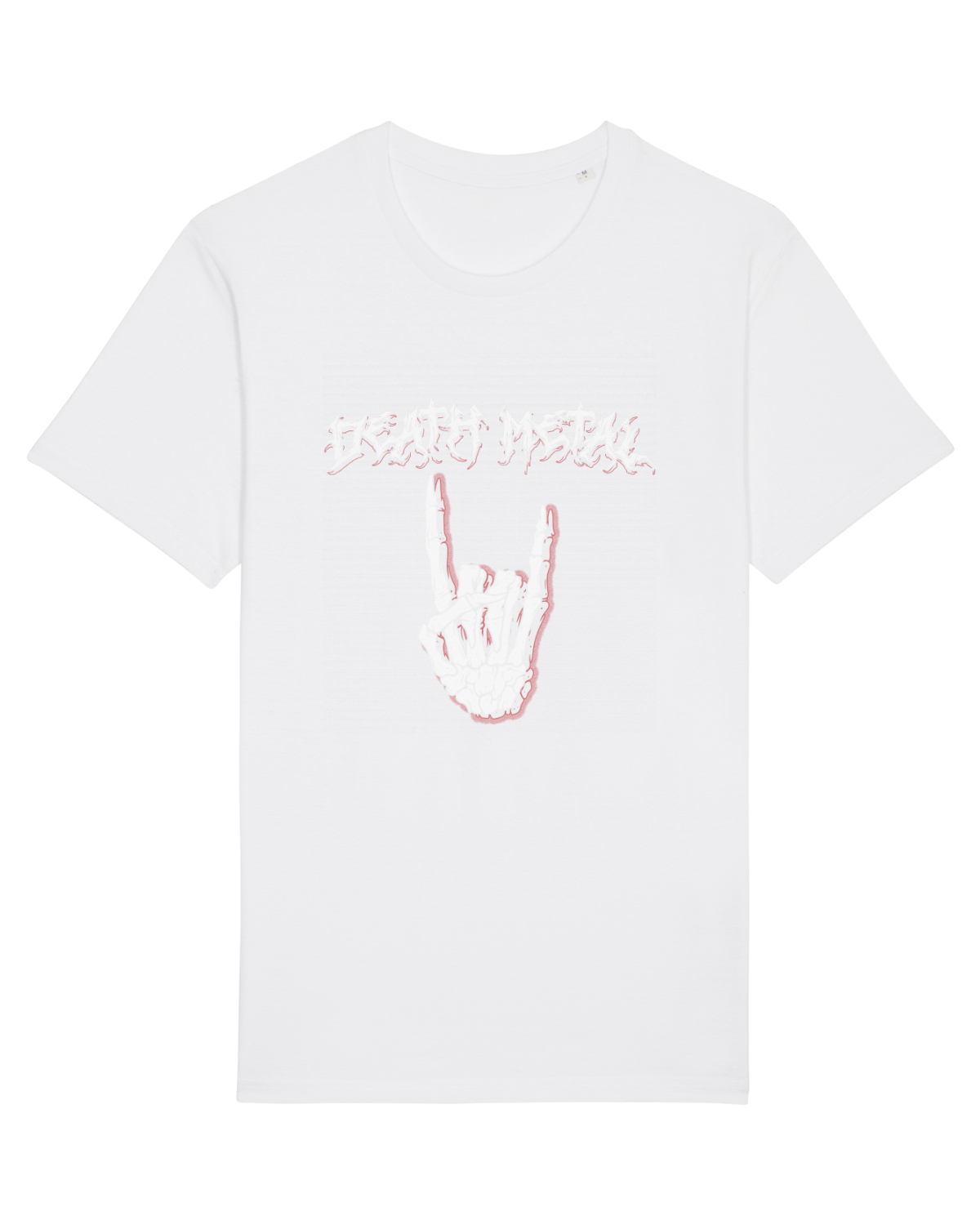 Tricou mânecă scurtă Unisex Rocker White