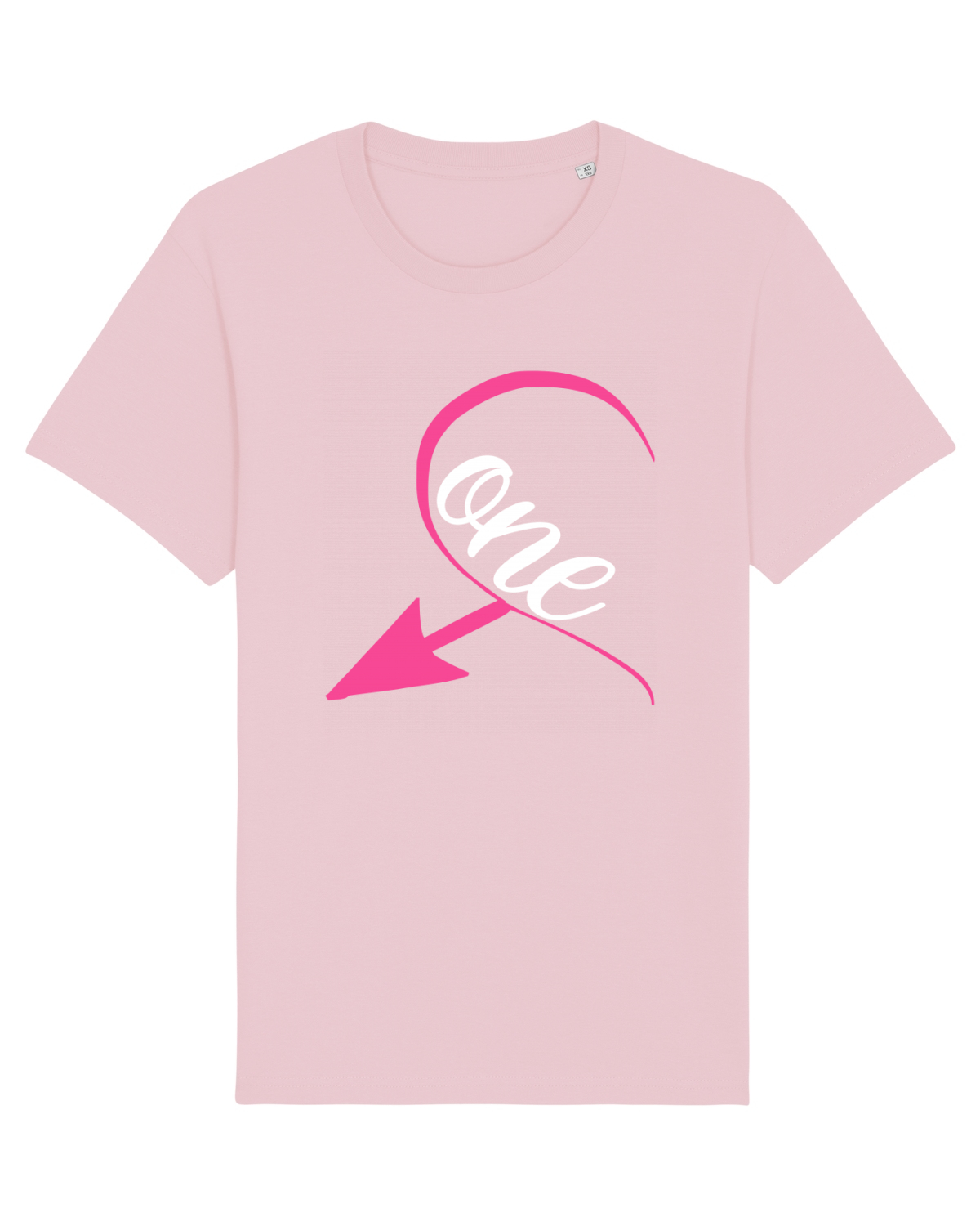 Tricou mânecă scurtă Unisex Rocker Cotton Pink