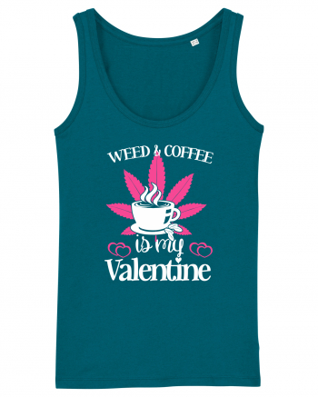 Weed And Coffee Is My Valentine Ocean Depth