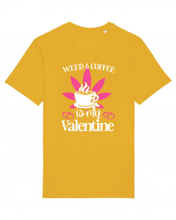 Weed And Coffee Is My Valentine Spectra Yellow