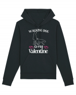 Walking Dog Is My Valentine Hanorac Unisex Drummer