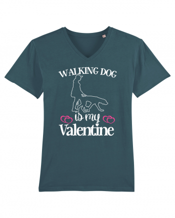 Walking Dog Is My Valentine Stargazer