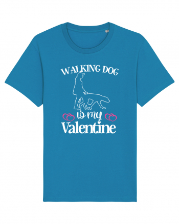 Walking Dog Is My Valentine Azur