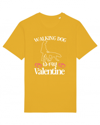Walking Dog Is My Valentine Spectra Yellow