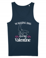 Walking Dog Is My Valentine Maiou Bărbat Runs