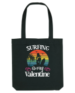 Surfing Is My Valentine Sacoșă textilă