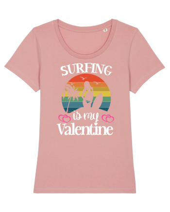 Surfing Is My Valentine Canyon Pink