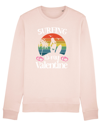 Surfing Is My Valentine Candy Pink