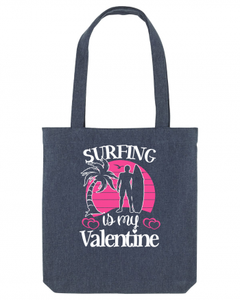 Surfing Is My Valentine Midnight Blue