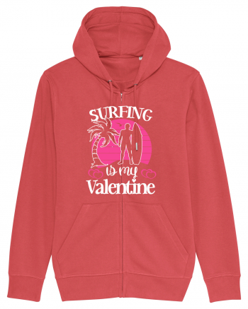 Surfing Is My Valentine Carmine Red