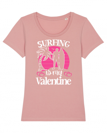 Surfing Is My Valentine Canyon Pink