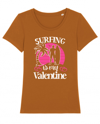 Surfing Is My Valentine Roasted Orange