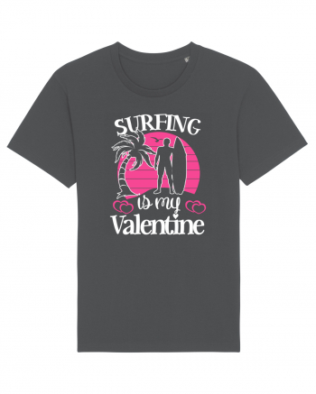 Surfing Is My Valentine Anthracite