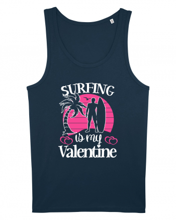 Surfing Is My Valentine Navy