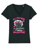 All You Need Is Love Forever Tricou mânecă scurtă guler V Damă Evoker