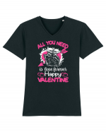 All You Need Is Love Forever Tricou mânecă scurtă guler V Bărbat Presenter