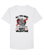 All You Need Is Love Forever Tricou mânecă scurtă guler larg Bărbat Skater