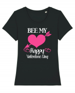 Be My Valentine / pentru cupluri Tricou mânecă scurtă guler larg fitted Damă Expresser