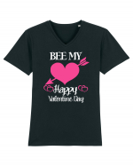 Be My Valentine / pentru cupluri Tricou mânecă scurtă guler V Bărbat Presenter