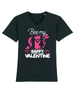 Be My Valentine / pentru cupluri Tricou mânecă scurtă guler V Bărbat Presenter