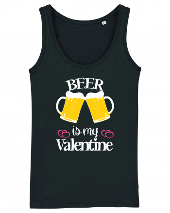 Beer Is My Valentine Black