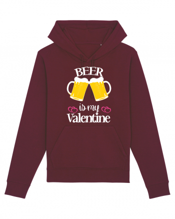 Beer Is My Valentine Burgundy