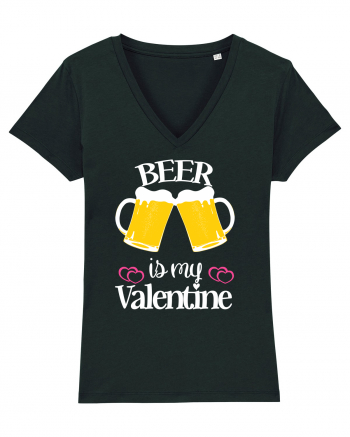 Beer Is My Valentine Black