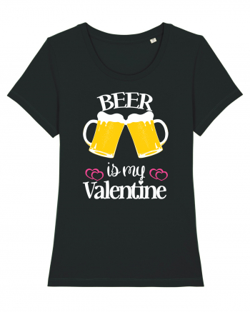 Beer Is My Valentine Black