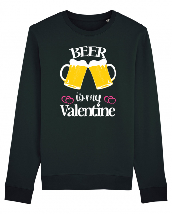 Beer Is My Valentine Black