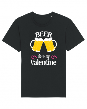 Beer Is My Valentine Black