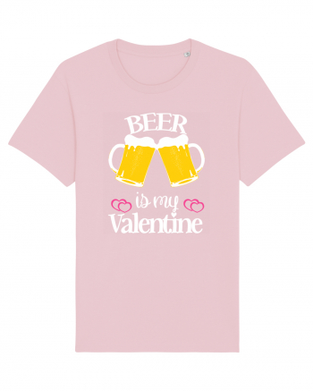 Beer Is My Valentine Cotton Pink