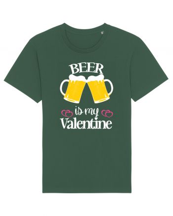 Beer Is My Valentine Bottle Green