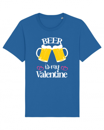 Beer Is My Valentine Royal Blue