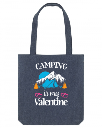 Camping Is My Valentine Midnight Blue