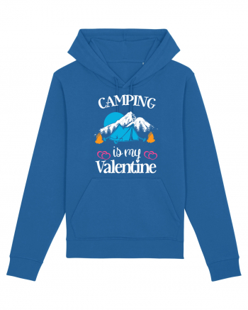 Camping Is My Valentine Royal Blue