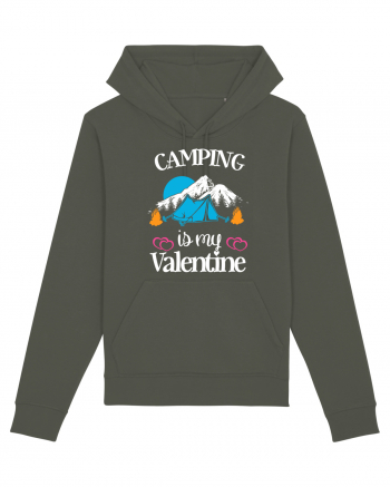 Camping Is My Valentine Khaki